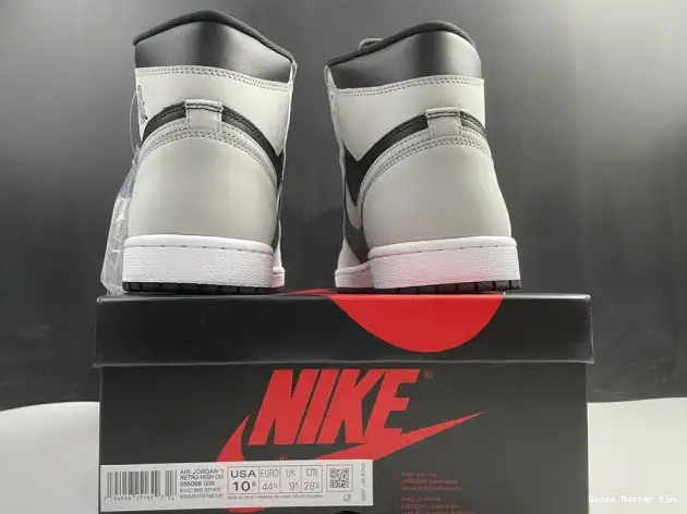 Smoke Jordan Retro Air 555088-035 White 1 Black Light Grey High 0514